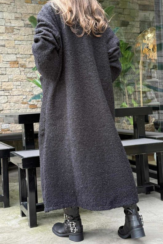 Norbury Japanese Duster Coat Black /20=